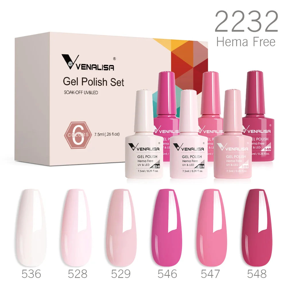 Venalisa HEMA-Free Gel Polish Kit – Autumn Color Collection