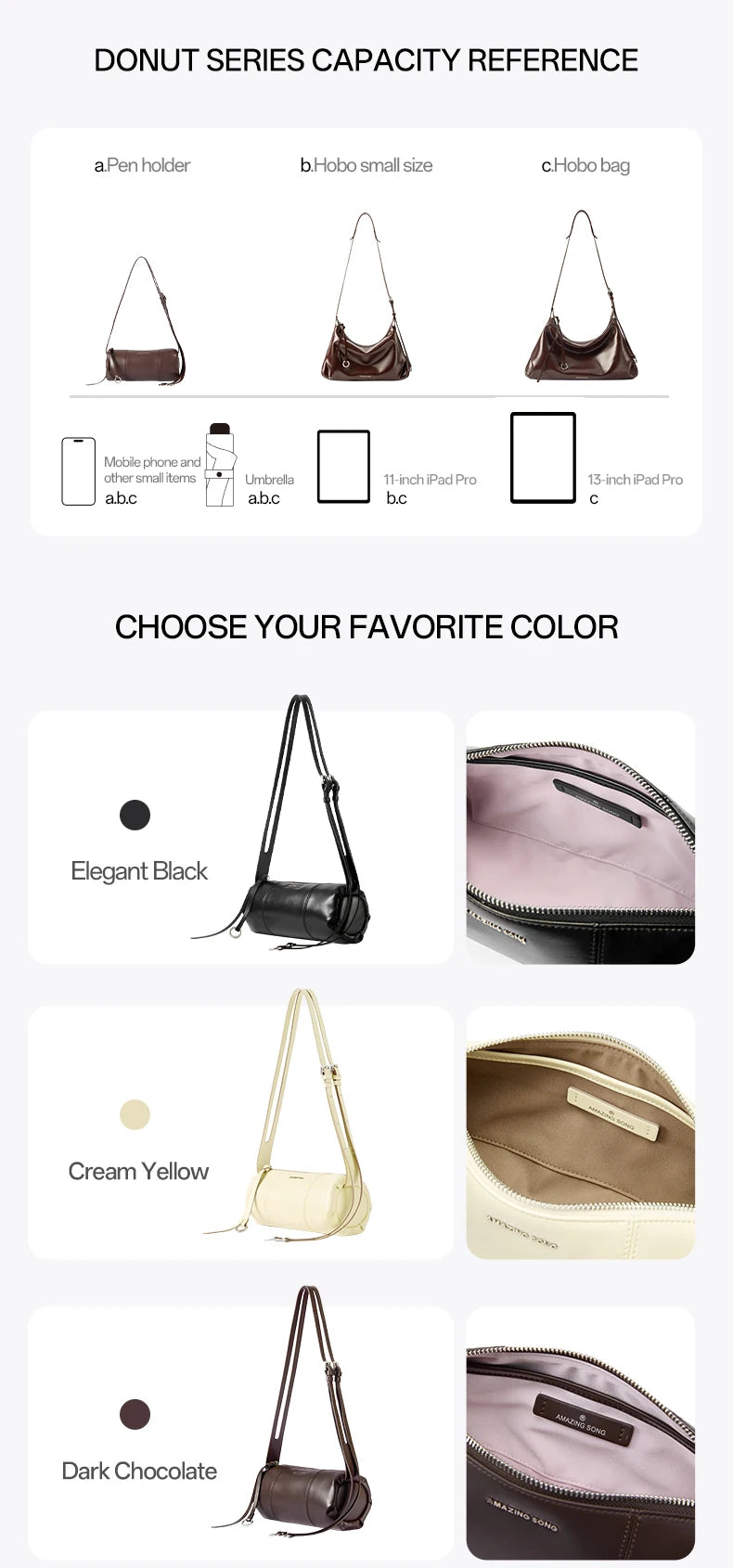 Amazing Song Donut Pen Holder Bag