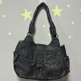 Vintage Women Handbags PU Shoulder Bag Satchel Top-handle Shoulder Bag Fashion Dumpling Pack Multi-pockets Shoulder Bags