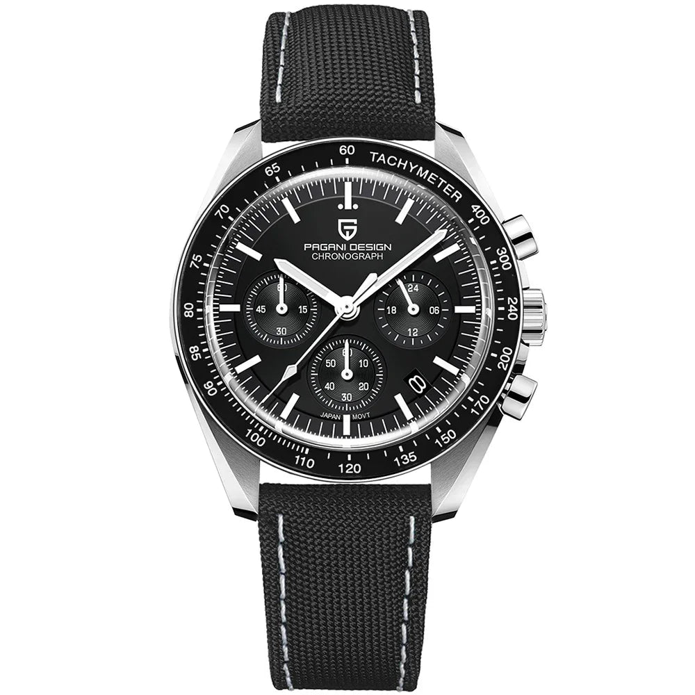 PAGANI DESIGN 2026 New AK Project Men's Watches Luxury Quartz Wrist Watch For Men AR Sapphire Speed Chronograph Automatic Date