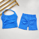 Seamless Halter Yoga & Fitness Set