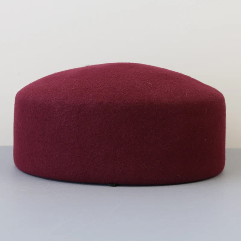 Vintage 100% Wool Felt Fedora Hat – Unisex Formal Style