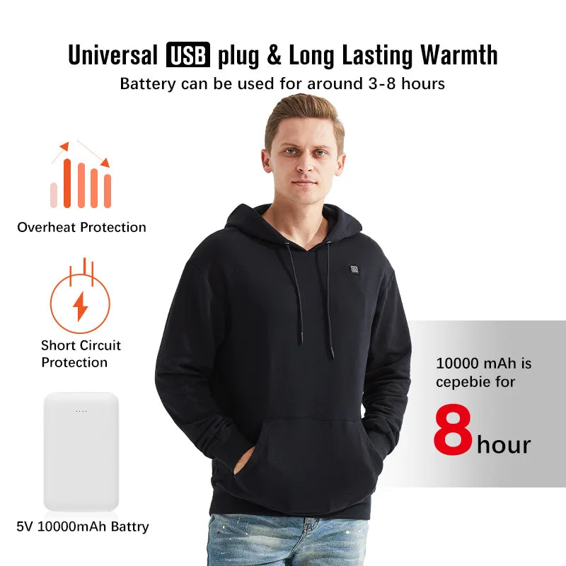 Men’s USB Heated Hoodie