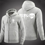 Zero Skateboard Logo Men's Harajuku Zipper Hoodie