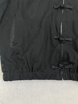 Women's Sheer Striped Stand-Collar Layering Jacket