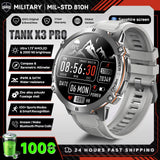 2026 Military Tank X3 Smart Watch | 1000mAh | AMOLED