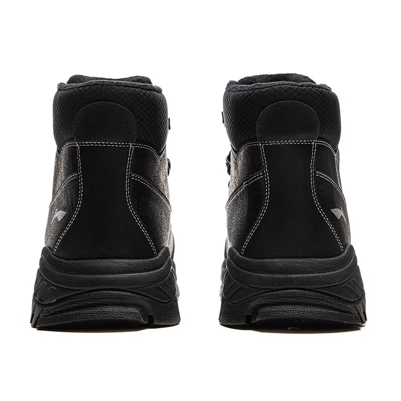 Li-Ning Unisex LN CONQUEROR LITE Lifestyle Shoes Fleece Winter Warm Mid-Top Casual Shoes LiNing Reflective Sneakers AGCV393