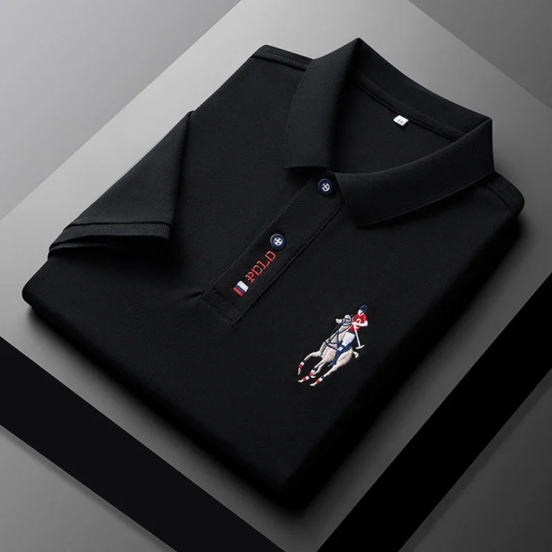 Men's Embroidered Polo Shirt – Casual Summer Style