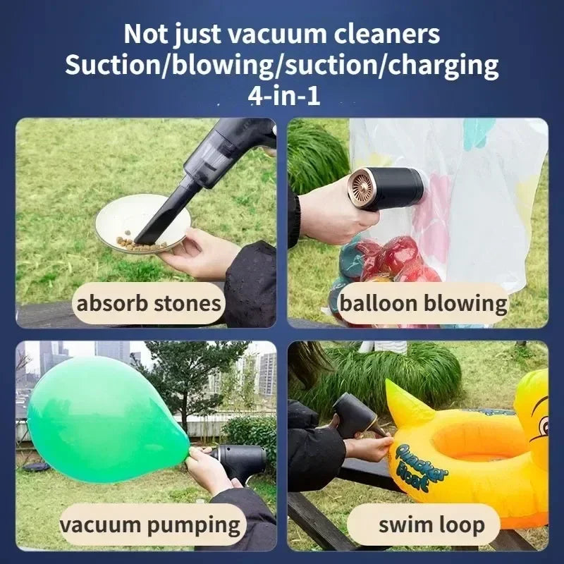 4-in-1 Cordless Car & Home Vacuum Cleaner 18000PA