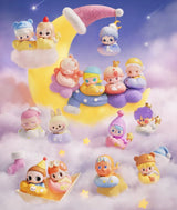 POPMART Bubble Granules Night Sky Series Collectible Cute Doll Blind Box Mini Figure Desktop Decoration Birthday Gift Set