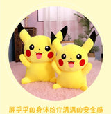 25/45/55/65CM Pokemon Pikachu Plush Doll Japanese Cartoon Animal Stuffed Toy Kawaii Pikachu Ornaments Sofa Cushion Plushies Gift
