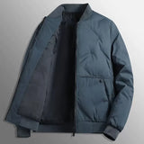 Men's Quilted Stand-Collar Zip Jacket | Warm & Relaxed Fit