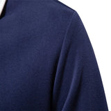 Men's Relaxed Polo Collar Sweater – Autumn Long Sleeve