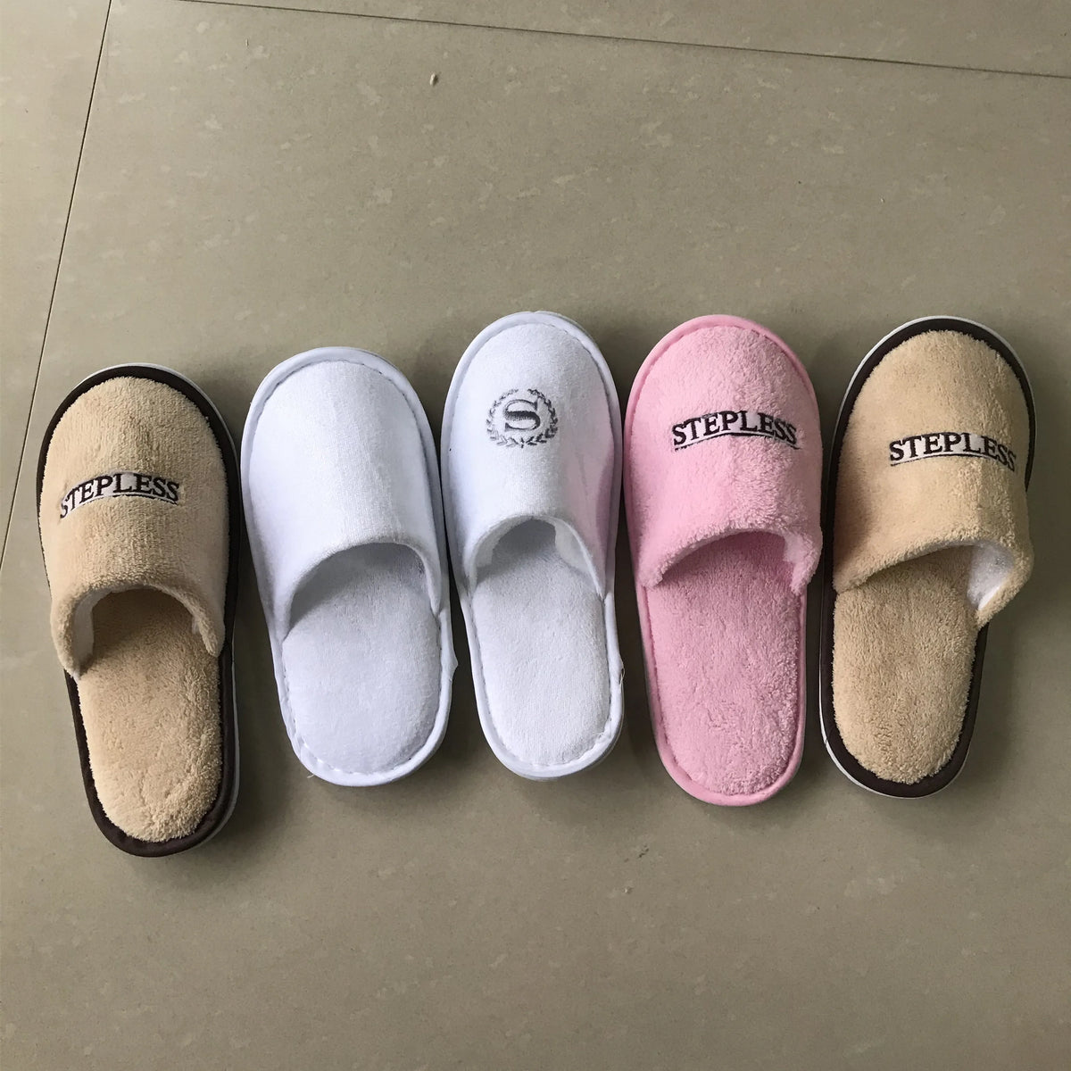 4Pairs/Lot Men Women Kids Disposable Hotel Guest Slippers Cotton Slides Home Travel SPA Slipper Hospitality Cheap Footwear