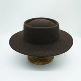 Wool Felt Fedora & Boater Hat – Wide Brim, Unisex