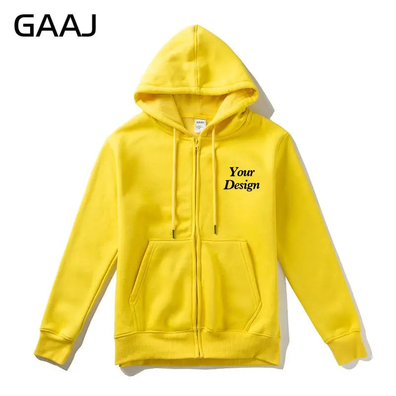 Top Quality Custom Cotton Zipper Hoodie Print Photo Text Brand Logo Men Womens Thick Fleece Autumn Winter Warm Sweatshirt 350gsm