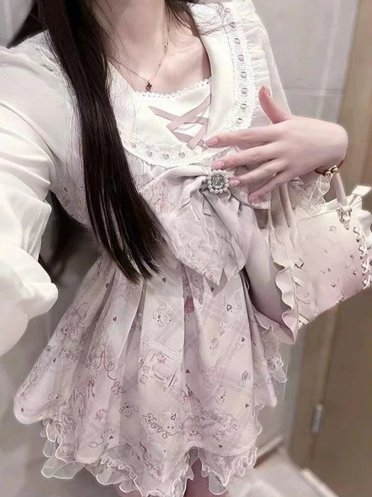 Kawaii Sweet Lolita Bow Dress
