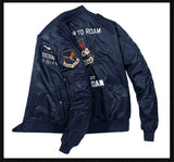 Men's MA-1 Flight Bomber Jacket | Classic Military Cargo Style Coat