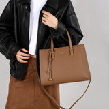 Genuine Brand Top Quality Leather Handbag Women's Tote Messenger Sac Designer Large Capacity 3 Levels Shoulder Crossbody Bags