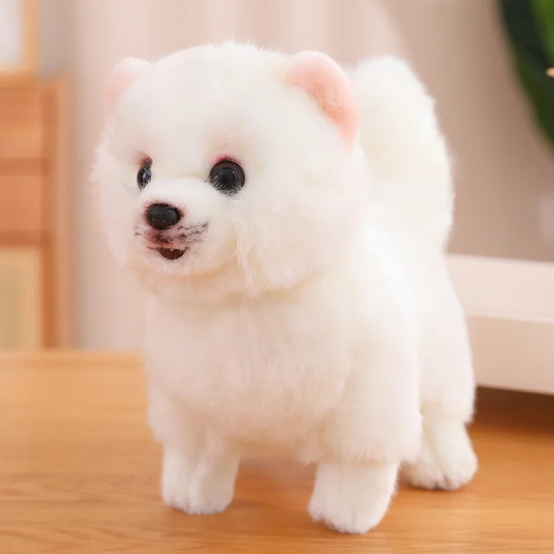 Premium Simulation Pomeranian Dog Plush Toy Cute Stuffed Animals High Quality Puppy Plushies Doll Cartoon Soft Kids Toys Gifts