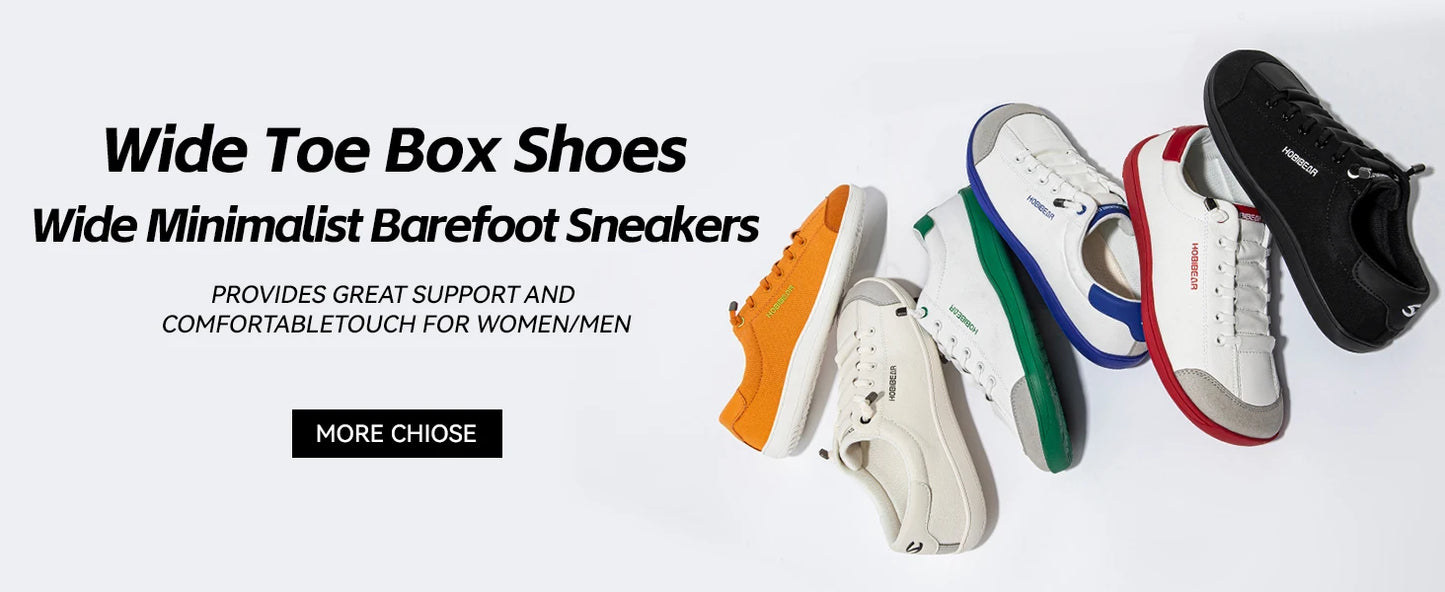 Minimalist Barefoot Canvas Sneakers