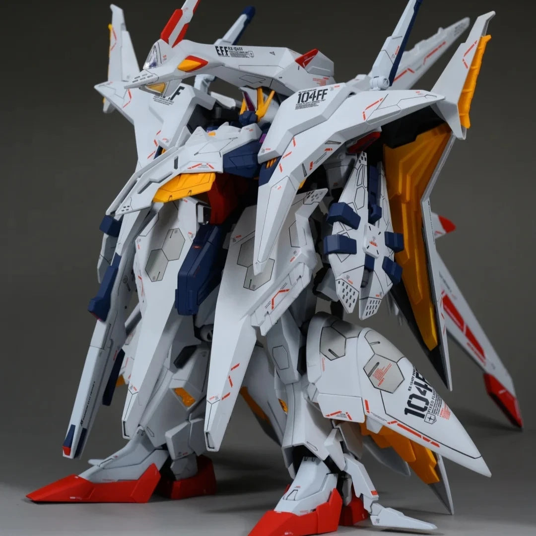 JUJIANG HG RX-105 XI RX-104FF Penelope 1/144 Scale Assembly Model Action Figure Toy for Hobbyists Plastic Model Collection Gift