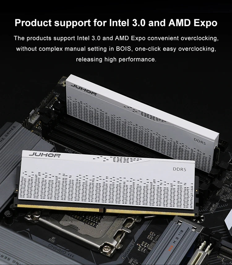 JUHOR DDR5 16GB RAM – High-Speed Desktop Memory