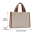 CH Fashion Monogram Print High Quality Metal Logo Casual Light Luxury Brand Designer 2026 New Women's Handbag