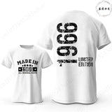 60th Birthday Vintage Graphic T-Shirt — Made in 1966 Men's Short Sleeve Tee