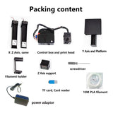 EasyThreed 3D Printer  Entry Level  Compatible with PLA TPU 1.75mm Filament  include Power Adaptor.