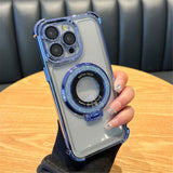 Luxury Shockproof Clear Ring Case