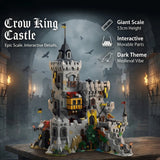 King of Crows Medieval Castle Building Blocks Set 4961PCS Fortress Construction Bricks Model Kit Assembly Toys for Adults Gift