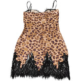 Lace Spaghetti Strap Cotton Mini Dress