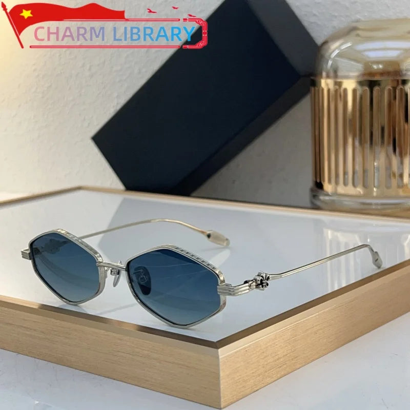 Cat Eye Sunglasses | Gold Alloy Frame | UV400 Women