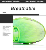 Unisex Colorful Fashion Running Shoes – Non-Slip Casual Walking Sneakers