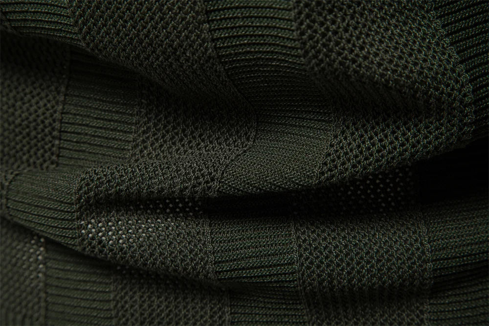 AIOPESON Men's Striped Mesh Polo Shirt | Breathable & Elegant