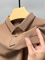 Men's Diamond Emblem Polo Shirt | Premium Casual