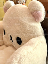 Rilakkuma Plush Bolster & Seat Cushion – Cozy Winter Warmth