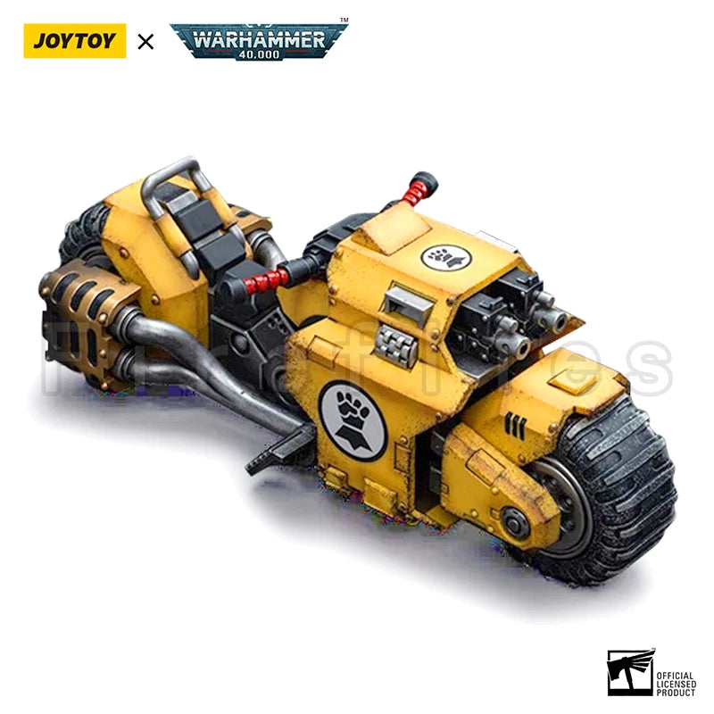 1/18 JOYTOY Action Figure Fists Raider-Pattern Combat Bike Anime Collection Model Toy