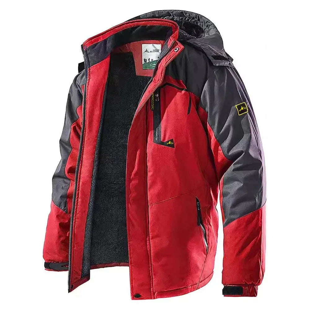 Men's Fleece-Lined Winter Parka | Waterproof Outdoor Jacket