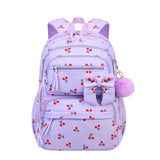 Corduroy Girls School Bags Korean Style Daily Backpack For Women lightweight bow Travel Backpacks Teenagers Casual Bags