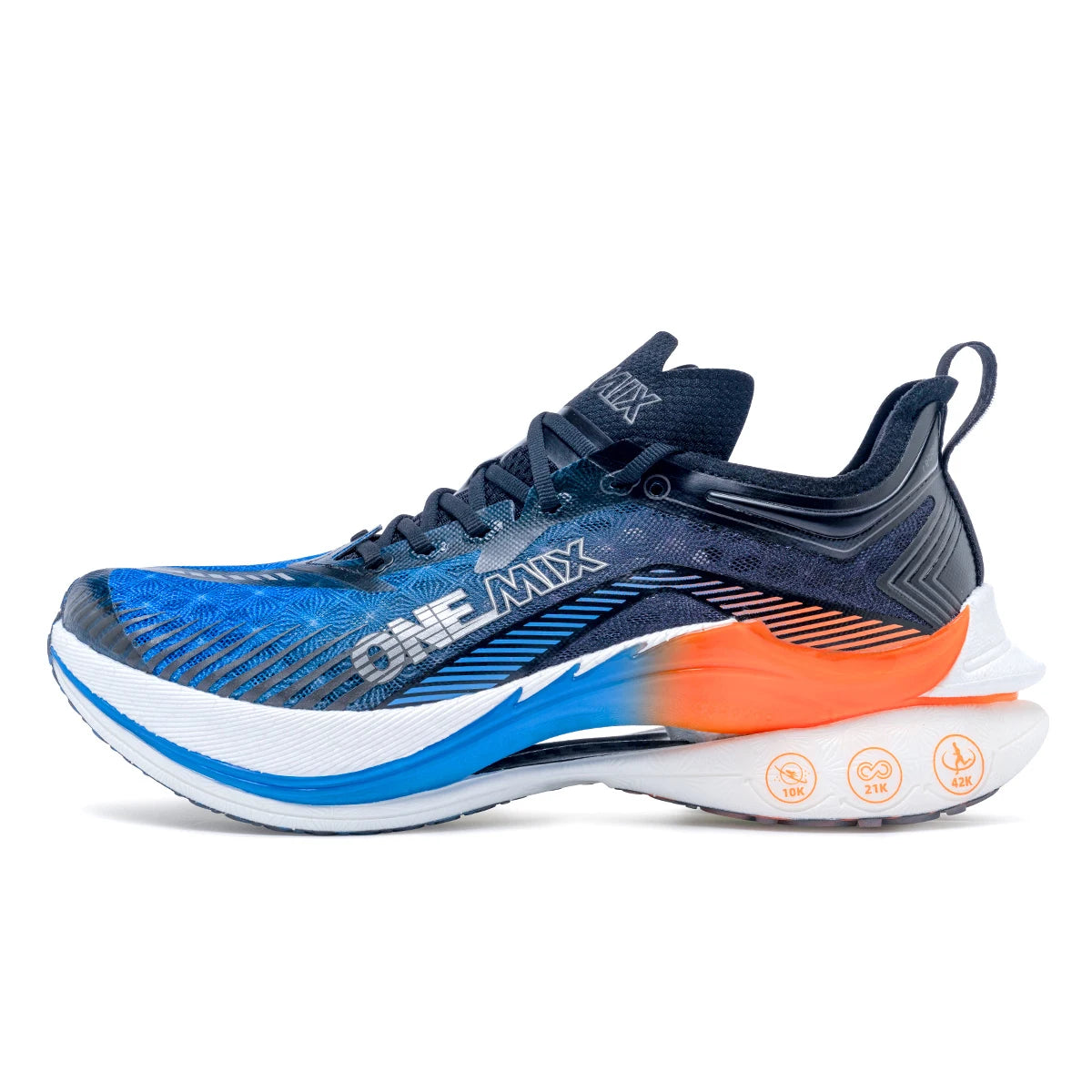 ONEMIX New Carbon Plate Marathon Running Shoes for Men Anti-slip Ultra-light Rebound Athletic Sport Professional Shoes Sneakers