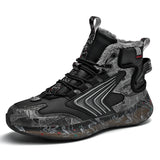 Men’s Winter High-Top Plush Sneakers