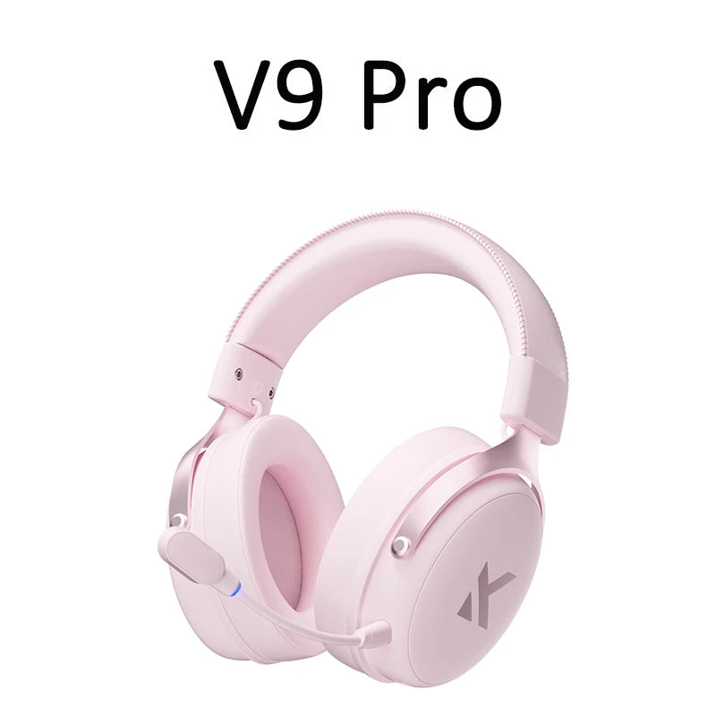 MCHOSE V9 Pro Gaming Headphones 2.4G BT5.3 Wireless BT5.3 Headset 7.1 FPS Surround Sound Earphones With Noise Reduction Mic