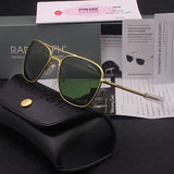 Men's Pilot Sunglasses – Mirror Lens UV400 Alloy Frame