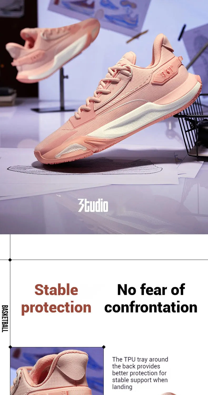 361 Degrees Genesis Men's Basketball Shoes Profssional Training Light Breathable Wear-resistant Non-slip Male Sneakers 672511111