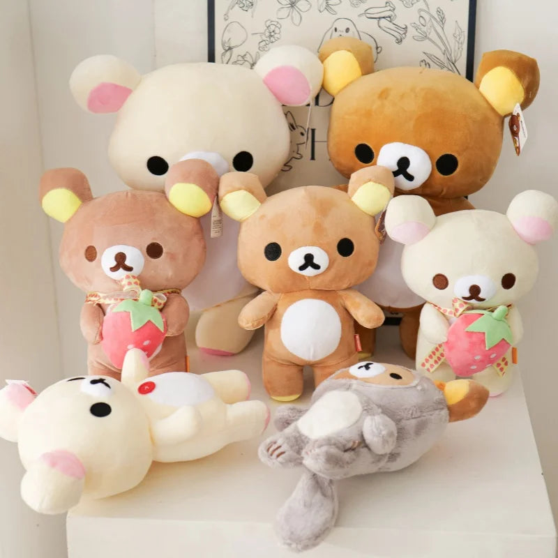Rilakkuma & Strawberry Bear Plush Doll | Kawaii Gift