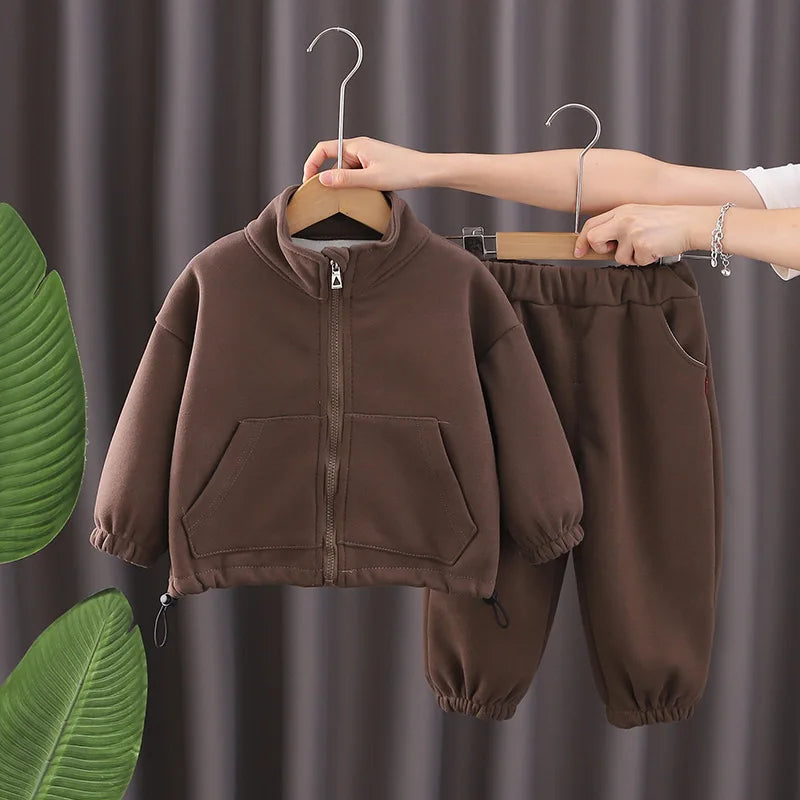 Kids' Winter Fleece 2-Piece Sport Suit
