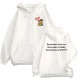 Blame John Meme Oversized Zip-Up Hoodie