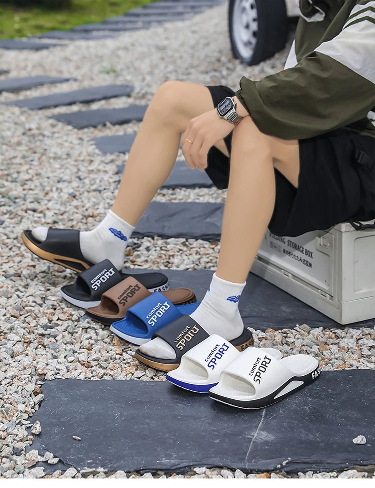 Ultra-Comfort Men’s Summer Slide Sandals